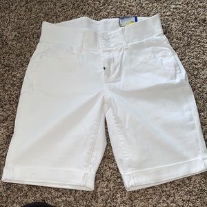White Bermuda shorts
